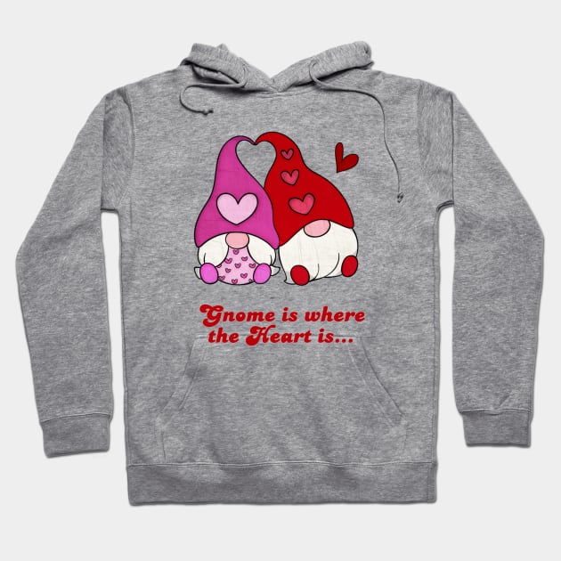 Gnome is where the Heart is Hoodie by AlondraHanley